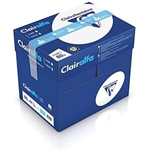 Clairefontaine A4 80g . Carton de 5 ramettes de 500 feuilles - Publicité