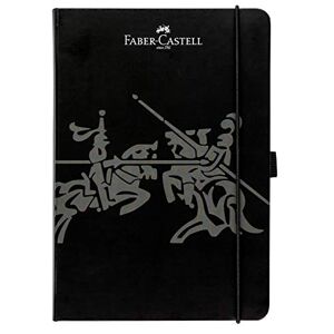 Faber-Castell 20502 Carnet de notes, 145 x 210 mm, FSC-Mix, quadrillé, noir, 1 pièce - Publicité