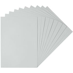 herlitz Papier à dessin coloré  227108, 50 x 70 cm, 10 pièces, blanc gris - Publicité