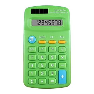 Tainrunse Petite calculatrice de poche à 8 chiffres, calculatrice de base pour étudiants, enfants, école, maison, bureau, vert - Publicité