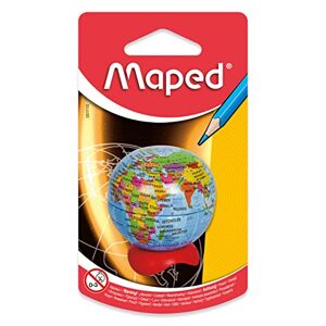 Maped Taille-crayon Globe 1 Trou Taille-Crayon avec Réservoir Réserve en Métal - Publicité