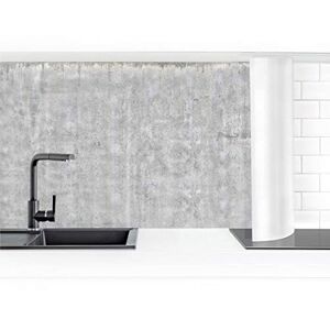 Bilderwelten Crédence cuisine Large Wall With Concrete Look 60 x 50 cm Premium - Publicité