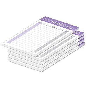 PRICARO Liste de courses "Typo" , violet, A6, 5 pièces - Publicité
