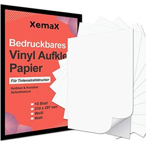 10 Feuilles de Papier Autocollant Holographique A4 210*297MM