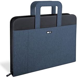 NIJI ITALIANA 89104 Porte-bloc avec anneaux, 28,5 x 36 cm, bleu bicolore - Publicité