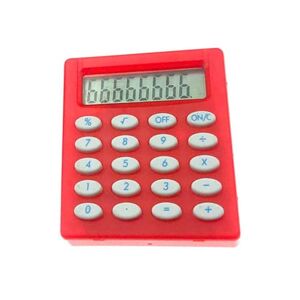ulafbwur Mini calculatrice électronique, alimentée par piles, portable de haute précision, affichage à 8 chiffres, calculatrice étudiante, fournitures de bureau, calculatrice étudiante - Publicité