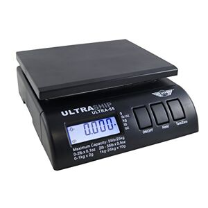 My Weigh Ultra-55 colis pesant jusqu'à 25 kg. Avec porte lettre supplémentaire pour le Broarbeit - Publicité