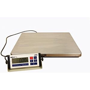 ABCON Scales & Balances Proship Très grande balance numérique pour pesée de colis 56 x 46 cm Capacité 300 kg Précision de 50 g Pour colis industriels lourds/entrepots Pesée dynamique Sortie USB Écran détachable - Publicité