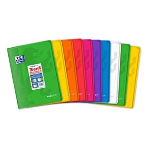 Lot de 6 classeurs avec pochettes en plastique - 24 poches - 21,6 x 27,9 cm  - Avec protection transparente - 48 pages (multicolore)