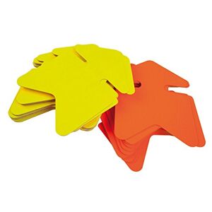 Apli Agipa 021950-FLU Paquet de 50 Étiquettes pour Point de Vente en Carton Fluo 12 x 16 cm, Jaune/Orange - Publicité