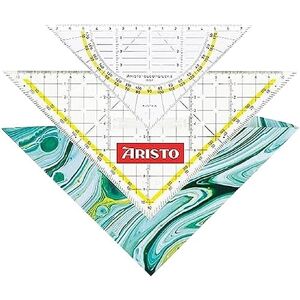 Aristo AR18102B Geocover AR1552 Lot 3 en 1 avec équerre géographique AR1552, TZ triangle AR1650/2 et housse de protection « Mystic Green » - Publicité