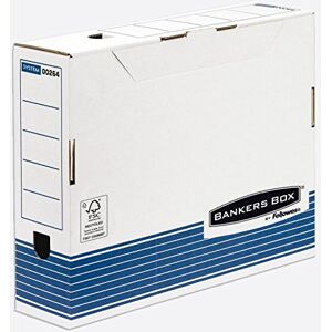 Fellowes 10 x boîte d'archives R-Kive PRIMA blanc/bleu Dos de 80 mm - Publicité