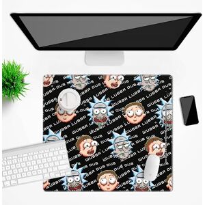 ERT GROUP Tapis de bureau original et sous licence officielle de Rick and Morty, motif 002 noir, antidérapant, 50 x 45 cm - Publicité