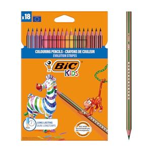 Feutre de coloriage Kid couleur x36 BIC : la boîte de 36 crayons à