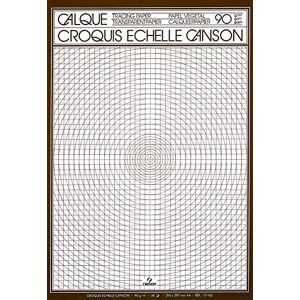 Canson Calque croquis échelle Bloc 50 feuilles A4 90g/m² - Publicité