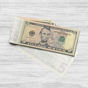 Scratch Lover Scratch Cash Block 5 $ Dollars 50 Billets sur lesquels Écrire, Argent Coupon, Bloc-Notes, Coupons De Réduction, Gadgets (taille Réelle) - Publicité