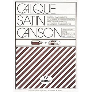 Canson Calque Satin Bloc 50 feuilles A4 90g/m² - Publicité