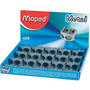 Maped Office And Stationery 506700 Taille-crayon classique à double trou en Métal, Métallique - Publicité