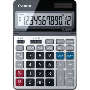 Calculatrice Canon TS-1200TSC Transparent - Publicité