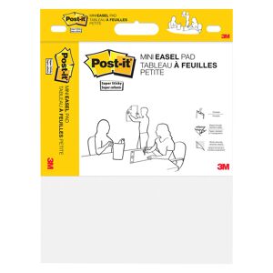 Post-it Mini paperboard chevalet a feuilles repositionnables Meeting chart H 45,7 x L 38,1 cm