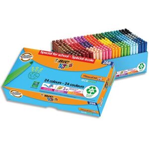 Bic Feutres de coloriage Visacolor XL ECOlutions® gigapack X288 - Publicité