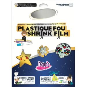 Oz international Pochette de 7 feuilles A4 de plastique dingue DIAM