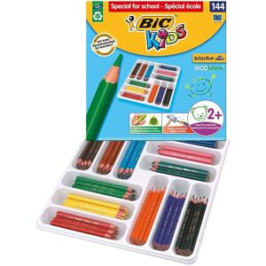 Bic Evolution Triangle ECOlutions Crayons de couleur Triangulaires - Assortis, Classpack de 144 - Publicité