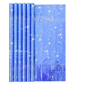 Clairefontaine Rouleau papier cadeau CIEL ETOILE 60g. Dimensions 1,5 x 0,70m. Coloris Bleu métal - Lot de 30 - Publicité