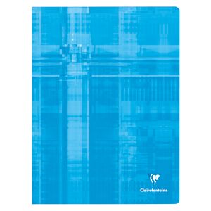 Clairefontaine Cahier piqué 24x32 cm 120 pages petits carreaux - Assortis - Lot de 10 - Publicité