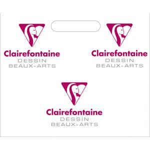 Clairefontaine 50 Sacs plastique 24x30cm - Blanc - Publicité