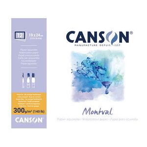 Canson Bloc de papier aquarelle 