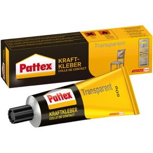 Pattex Colle de contact, transparente, avec solvant, tube de - Lot de 3