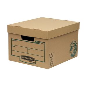 Fellowes BANKERS BOX EARTH Carton d'archives/de transport - Lot de 10 - Publicité