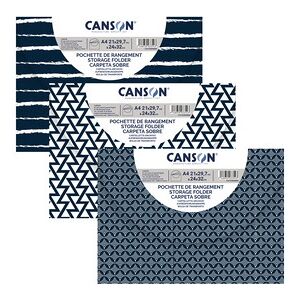 Canson Pochette de rangement 'Décors créatifs', 340 x 470 mm - Lot de 10 - Publicité