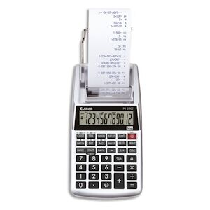 Canon Calculatrice imprimante portable professionnelle sans adaptateur P1-DTSC II - Publicité