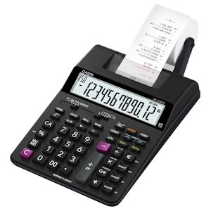 Casio Calculatrice imprimante portable bureau 12 chiffres HR-150 RCE Noire - Publicité