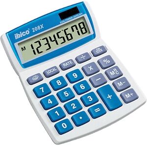 Ibico Calculatrice Bureau 208 X - Publicité