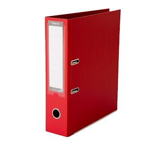 Lot de 20 Classeurs A4 Class'Hic ROUGE haut de gamme - dos 8 cm - marque enveloppebulle - Publicité