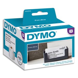 Packdiscount DYMO Rouleau de 300 étiquettes (non adhésives) pour carte de visite 51x89mm - Publicité