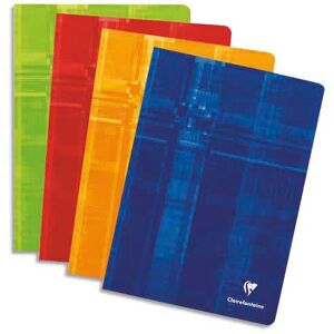 Packdiscount CLAIREFONTAINE Cahier piqûre 96 pages Seyès 24x32. Couverture carte - Publicité