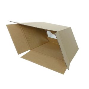 Packdiscount Palette caisse carton fond automatique 25 x 19 x 8/15 cm - Publicité