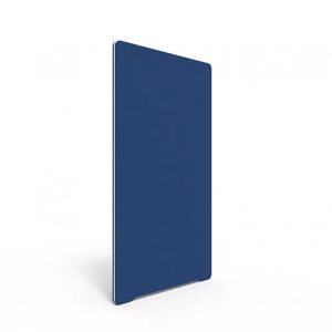 Lintex Cloison acoustique auto-portante en tissu Edge Floor, Couleur Reedfish YA309 - Bleu, Taille L120 x H135 cm, Palete Blanc