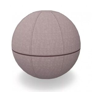 Yoga ball pour bureau ergonomique Office Ballz - Götessons, Taille Ø - 55 cm, Couleur du tissu et couleur de la fermeture eclair Slope 252 Orchid32 - Rose pale