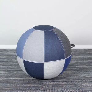 Ballon pilates d'assise ergonomique balance ball Medley - Götessons, Couleur Bleu/Gris