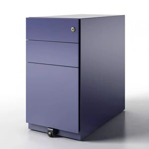 Bisley Caisson de bureau Note Mobile -  3 tiroirs, largeur 30 cm, Couleur Oxford Blue - Publicité