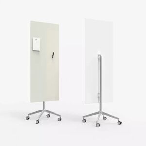 Lintex Tableau blanc mobile en verre Mood Mobile, Couleur Soft 150 - Beige
