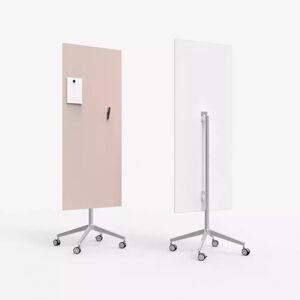 Lintex Tableau blanc mobile en verre Mood Mobile, Couleur Naive 640 - Rosa
