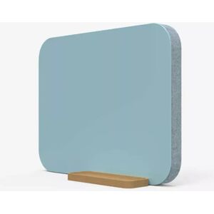 Lintex Separation de bureau acoustique en tissu Mood Fabric Table, Couleur Calm 320 / Blazer Lite LTH63 (Bleu), Equipements  Fixations grises, Taille L60 x H45 cm