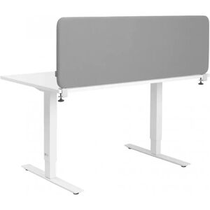 Abstracta Panneau acoustique Softline 30 - hauteur 45 cm, sans fixations, Taille B160 x H45 cm, Tissu Salsa 58 - Gris clair