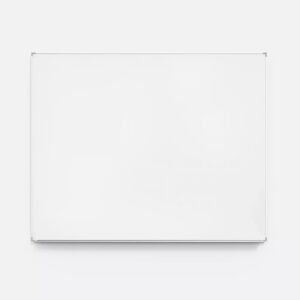 Lintex Tableau blanc mural Boarder - cadre aluminium, coins plastique, Pietement Aluminium anodise blanc, Taille L60,5 x H90,5 cm